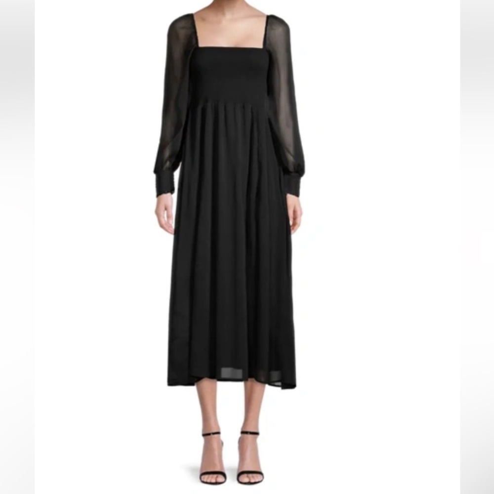 CAARA Black Midi Dress- never worn!